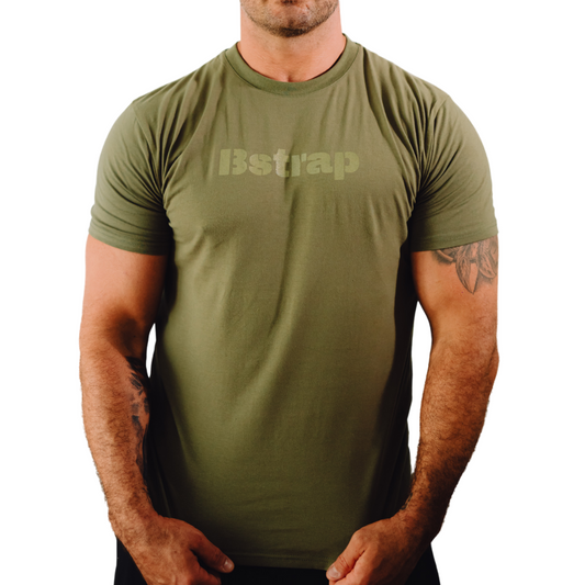 B PREMIUM TEE KAHKI